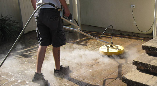 Surface cleaner in action.