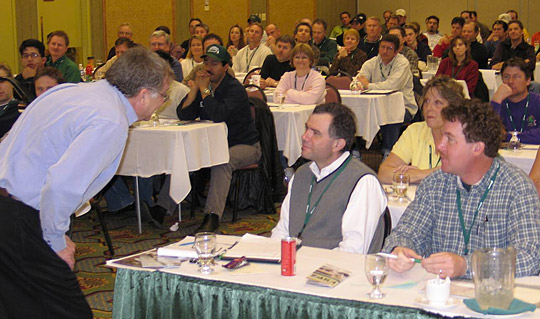 Charles Vander Kooi giving a seminar